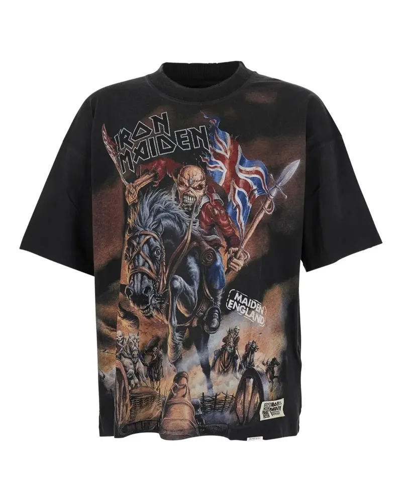 REPRESENT T-Shirt mit grafischem Print - Schwarz Schwarz