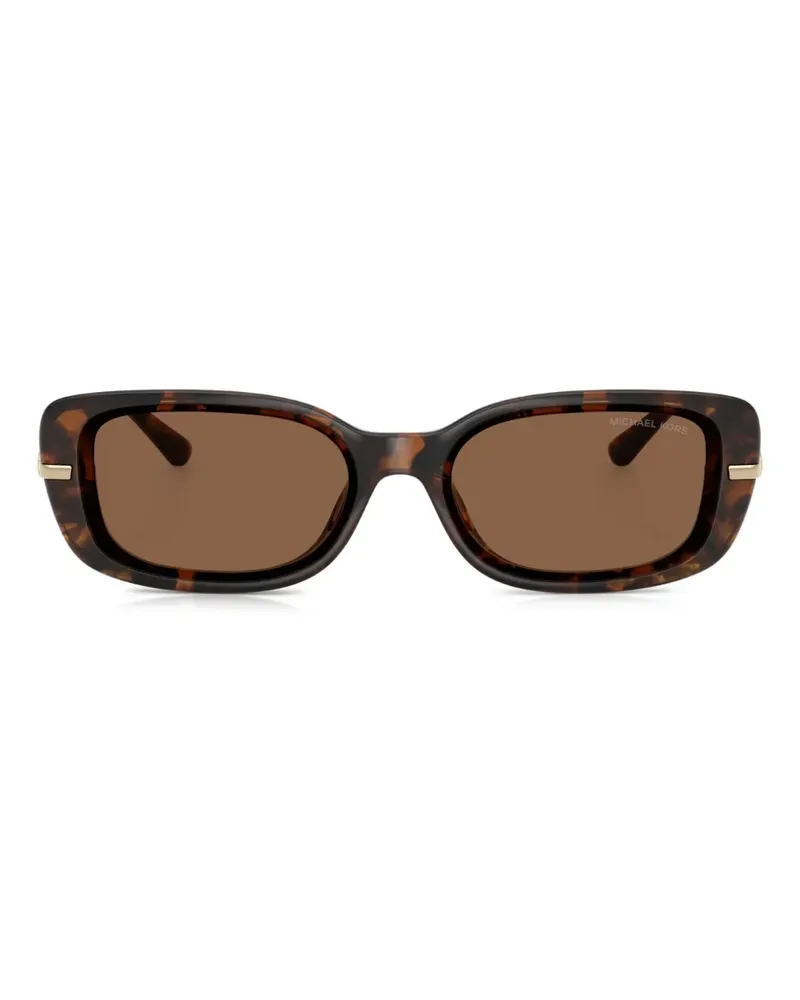 Michael Kors Sonnenbrille mit eckigem Gestell - Braun Braun