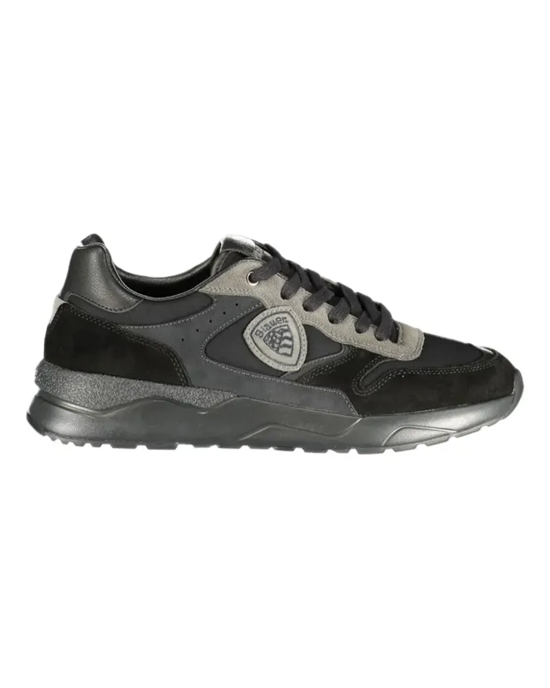 Blauer Ozark 01 NUS Sneakers mit Logo - Schwarz Schwarz