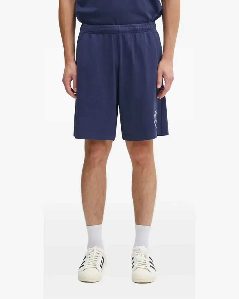 SPORTY & RICH Hotel Eden Roc logo shorts - Blau Blau