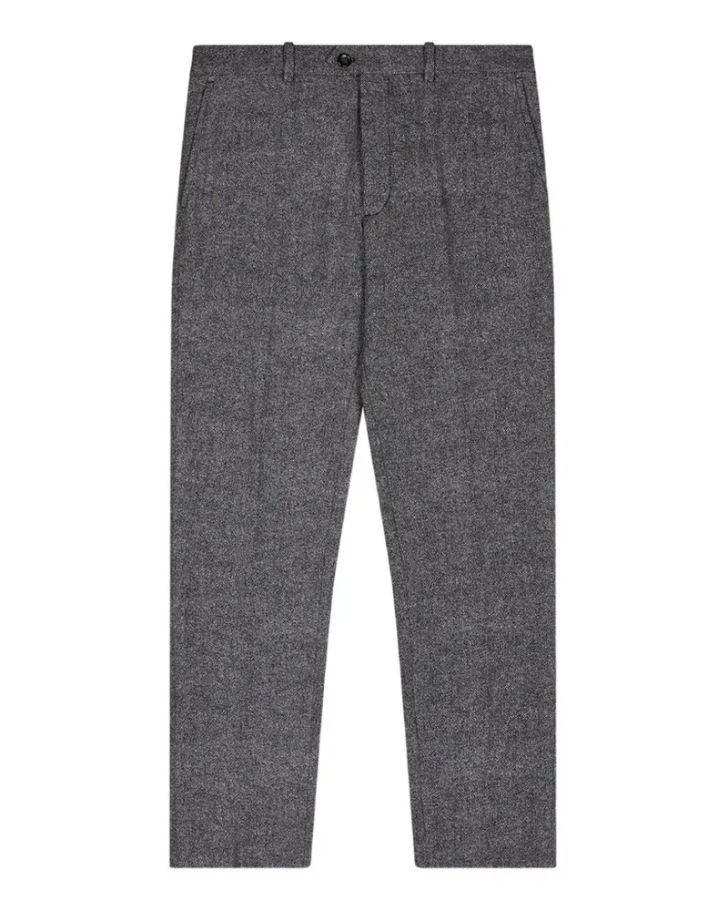 CIRCOLO 1901 Hose mit Fischgrätenmuster - Grau Grau