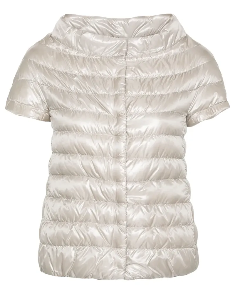 Herno Gesteppte Cropped-Jacke - Grau Grau