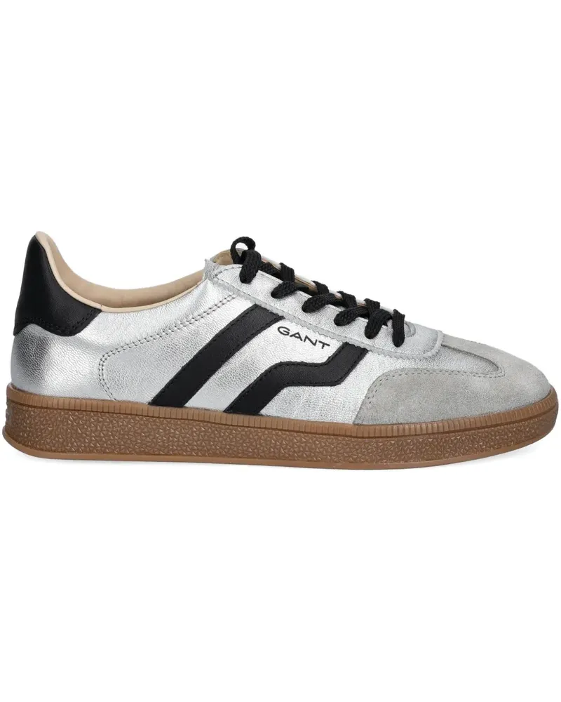 Gant Cuzima metallic leather sneakers - Silber Silber