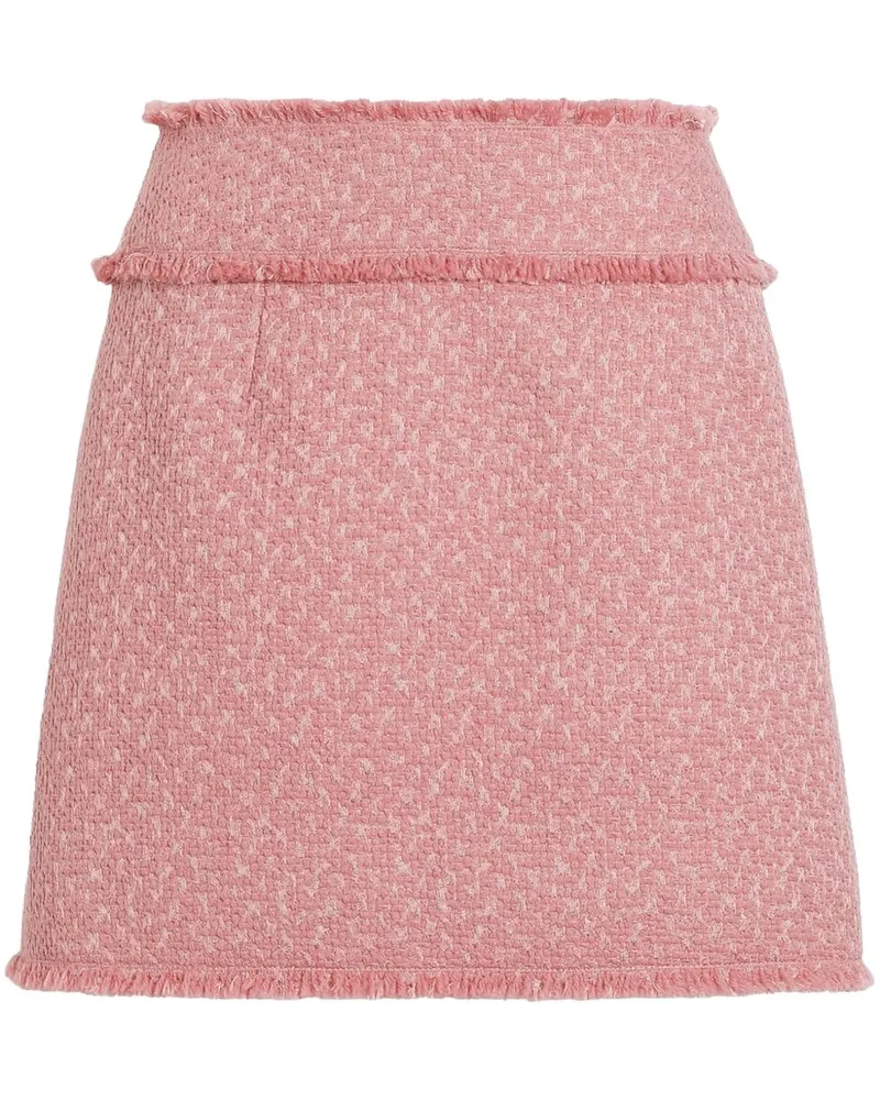 Dolce & Gabbana Minirock aus Tweed - Rosa Rosa