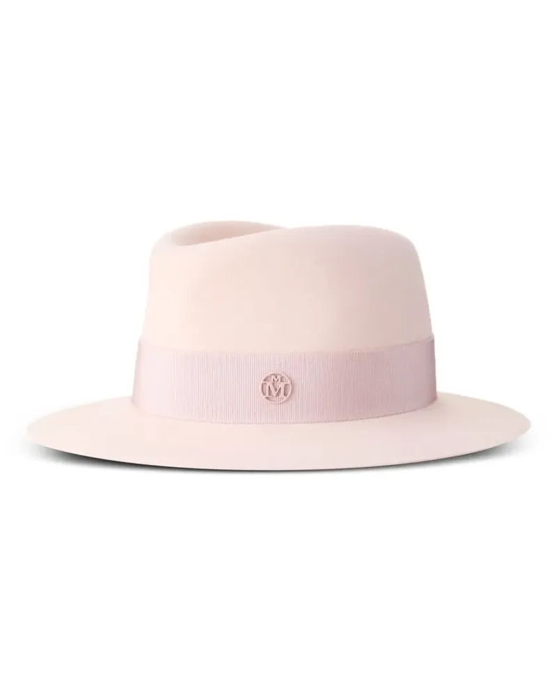Maison Michel Hut mit Logo-Schild - Rosa Rosa