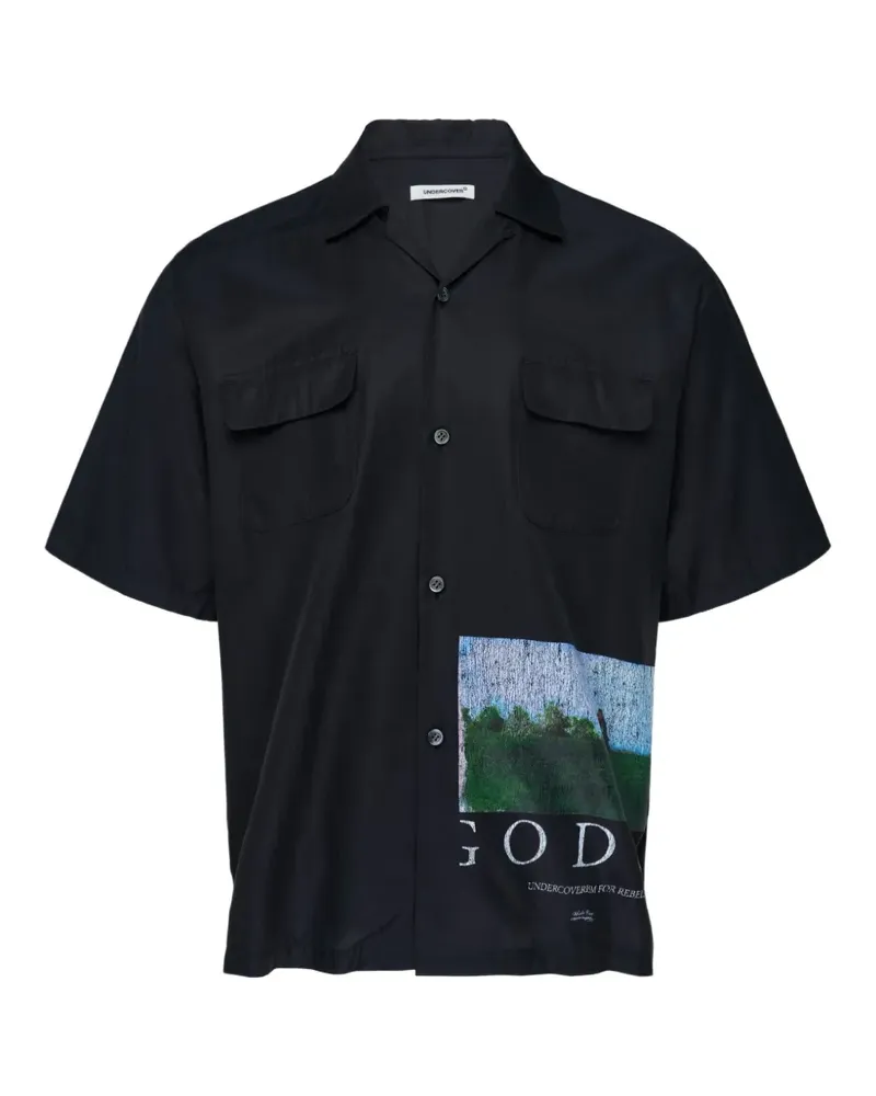 Undercover Godog short-sleeve shirt - Schwarz Schwarz