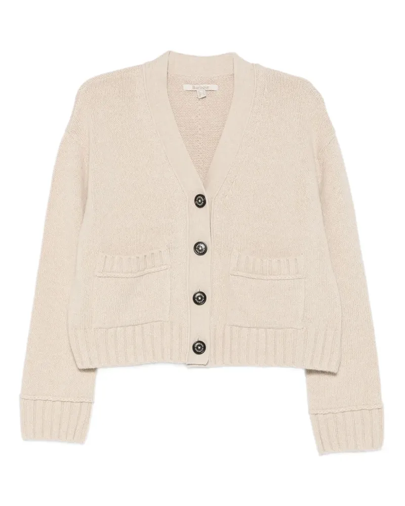 Barbour Geknöpfter Faye Cardigan - Nude Nude