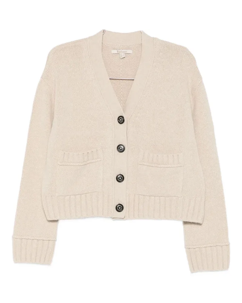 Barbour Faye button-up cardigan - Nude Nude