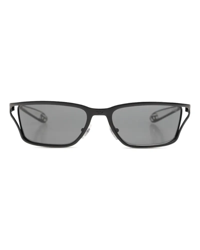 Diesel rectangle-frame sunglasses - Grau Grau