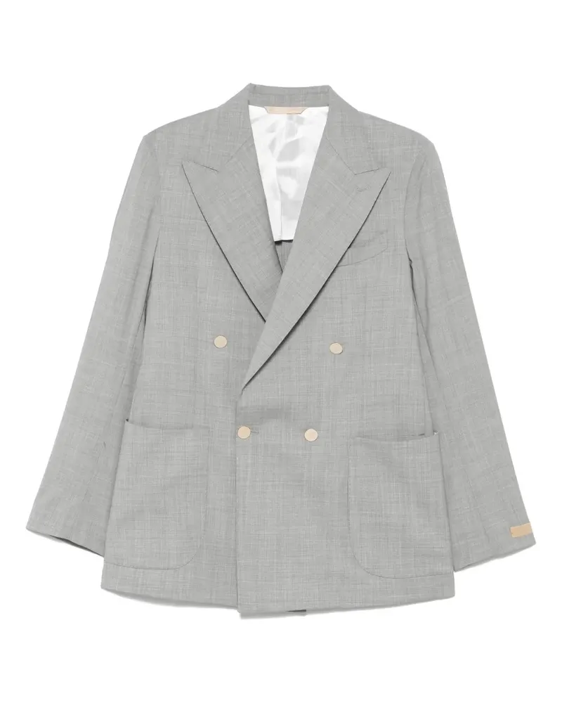 Briglia 1949 Doppelreihiger Blazer - Grau Grau