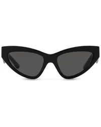 Dolce & Gabbana Cat-Eye-Brille mit Logo Schwarz