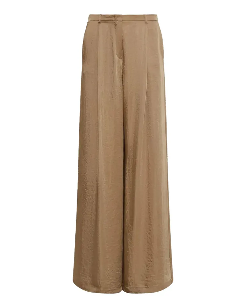 MARELLA high-waisted twill trousers - Nude Nude