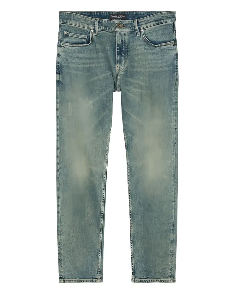 Marc O'Polo Jeans mit Logo-Patch - Blau Blau