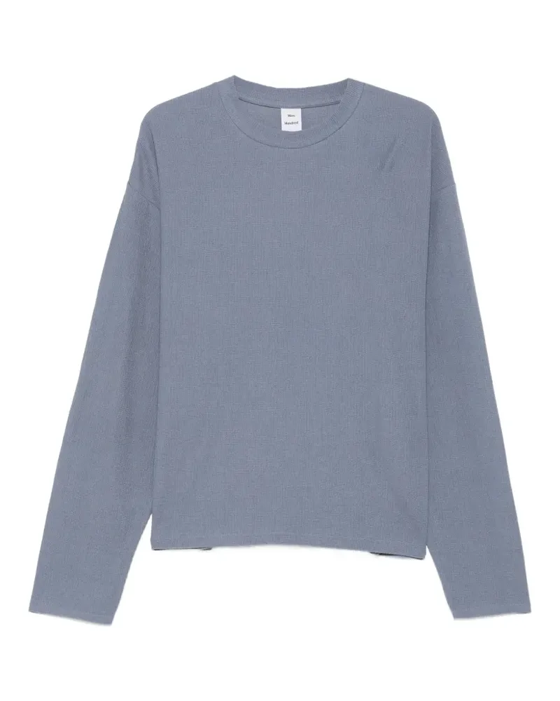 Won Hundred Steven Langarmshirt - Blau Blau