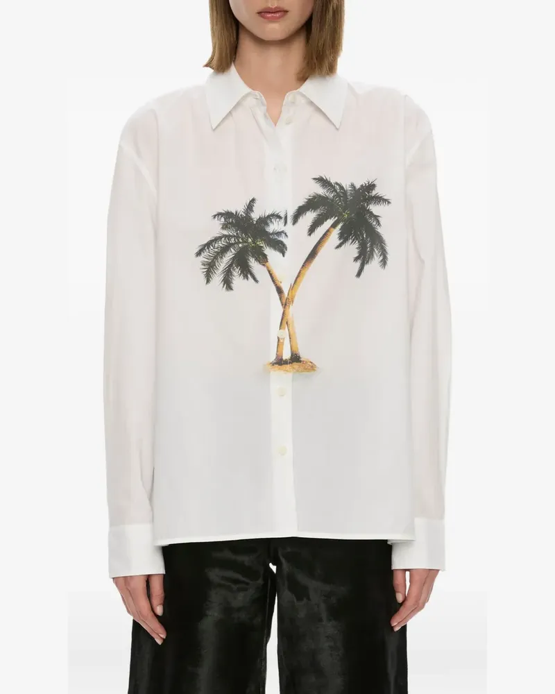 Christopher Esber Mirage Palm shirt - Weiß Weiß