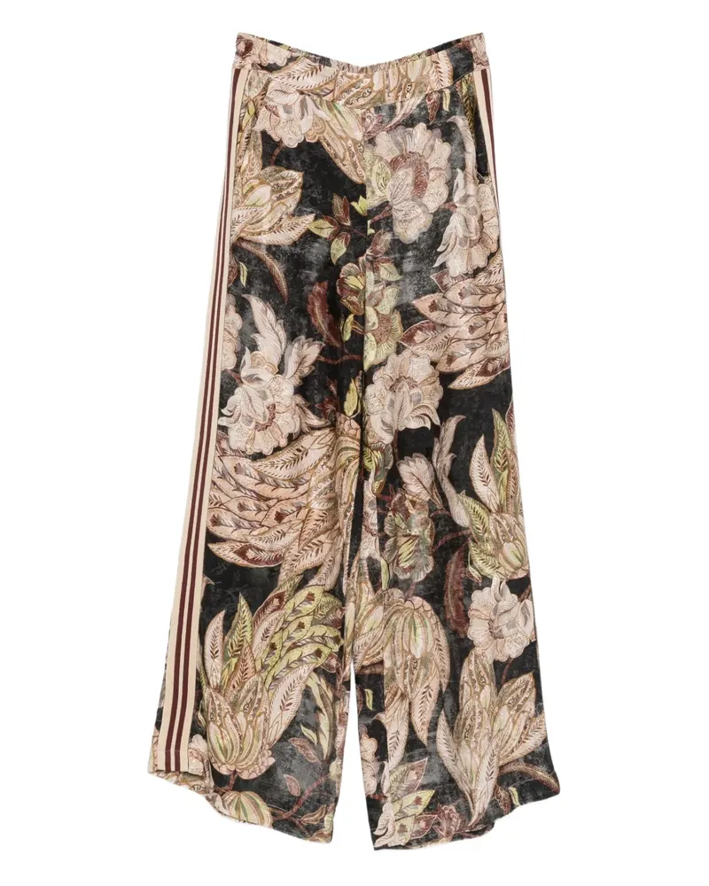 Dixie Hose mit Blumen-Print - Nude Nude