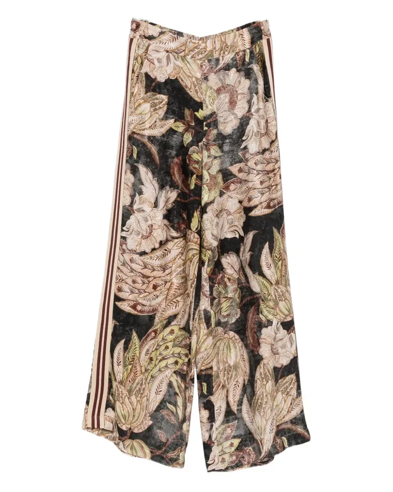 Dixie floral-print trousers - Nude Nude