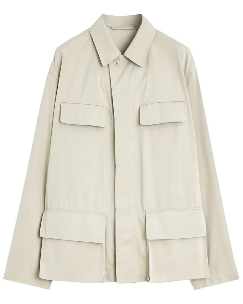 Christophe Lemaire Twill-Hemdjacke - Nude Nude