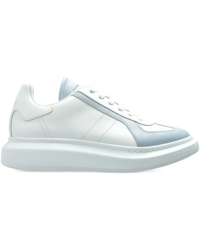 Alexander McQueen Oversized Retro leather sneakers - Weiß Weiß