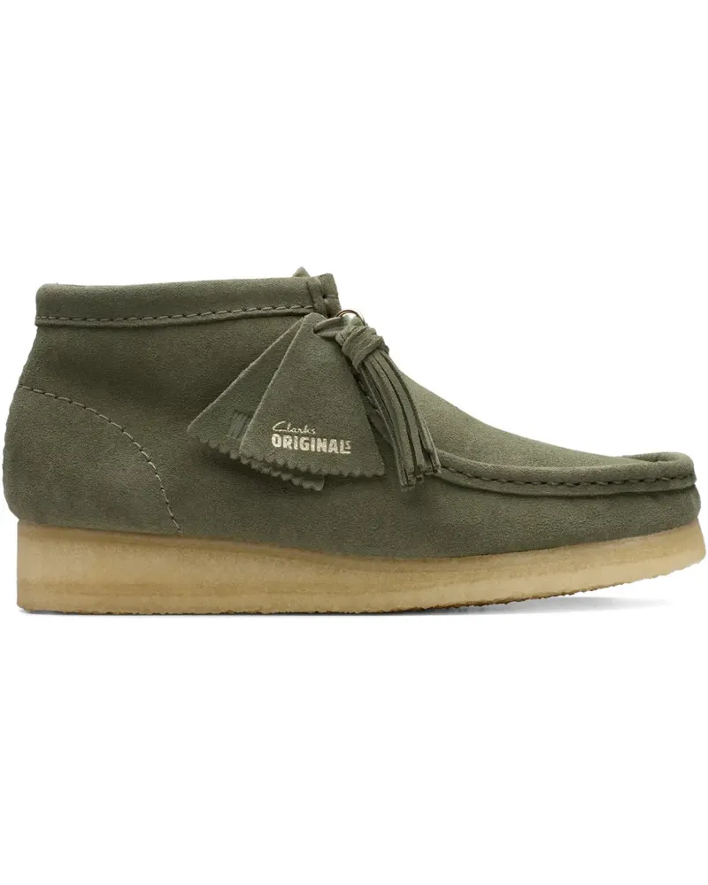Clarks Wallabee Khaki Green Stiefel - Grün Grün