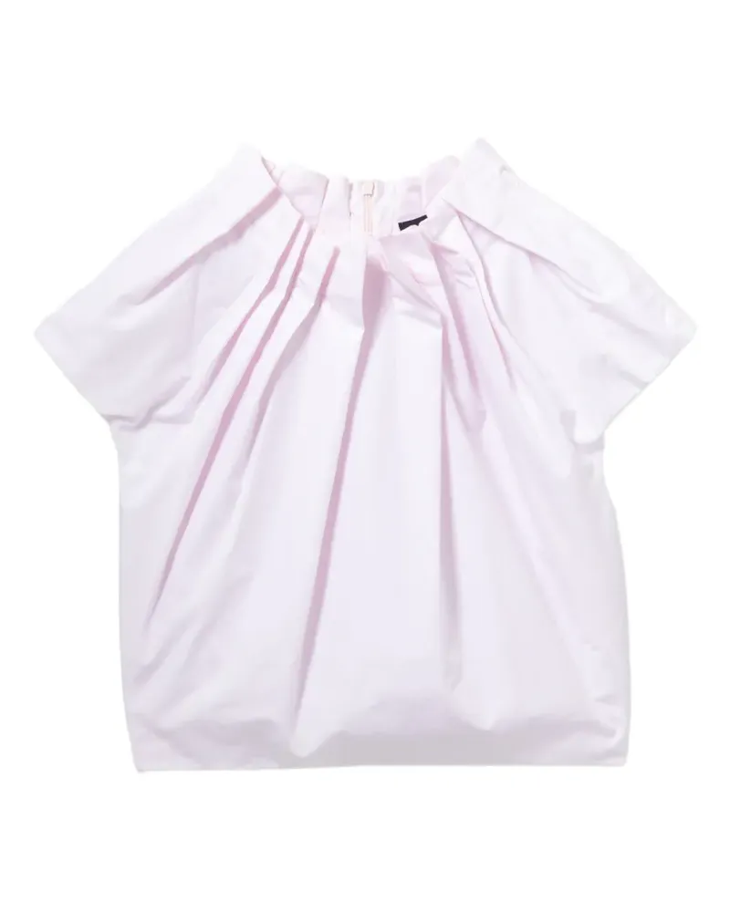 Simone Rocha Bluse mit gerafften Tulpen - Rosa Rosa