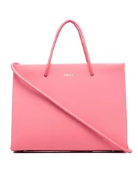 MEDEA Handtasche mit Logo-Print Rosa