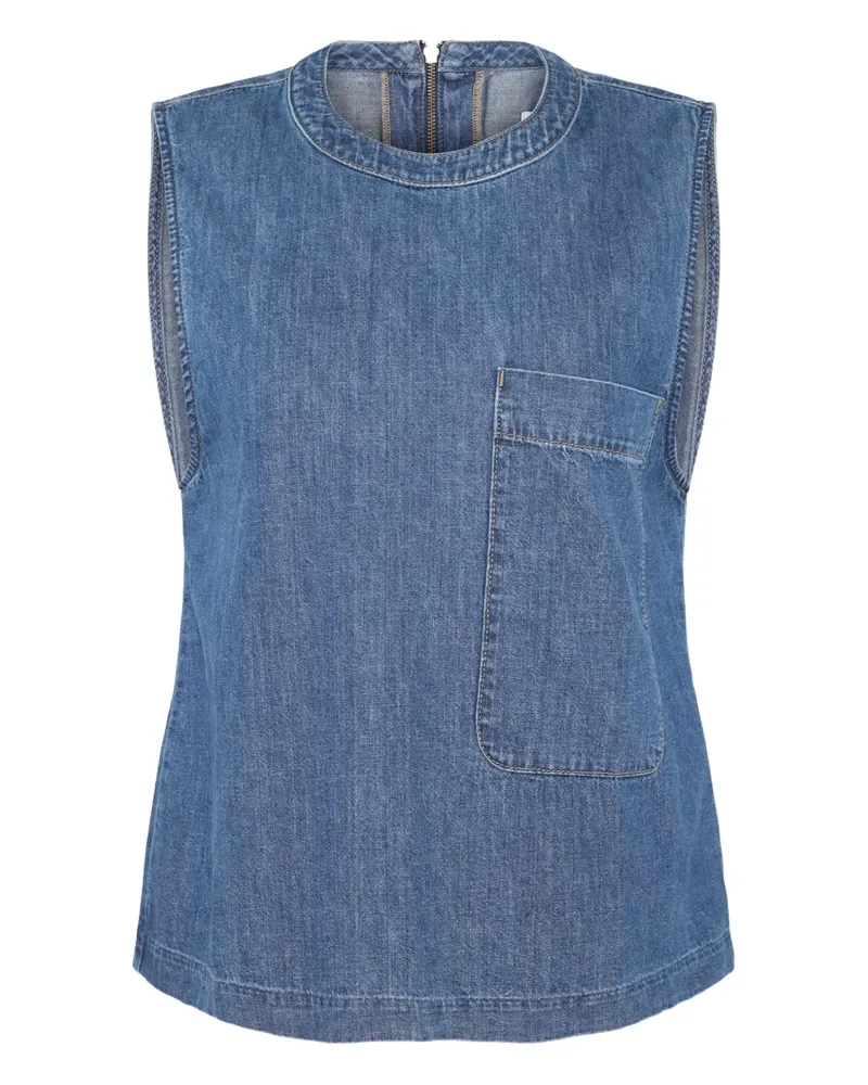 TWP Oberteil aus Denim - Blau Blau