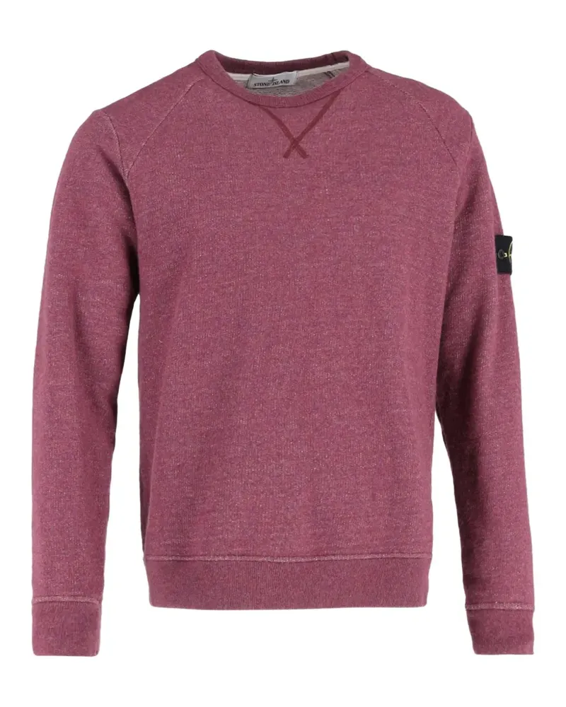 Stone Island badge crewneck sweatshirt - Rot Rot