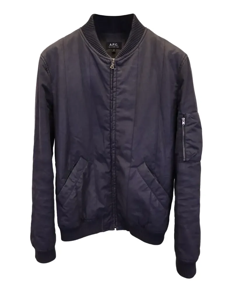 A.P.C. Theo Bomberjacke - Schwarz Schwarz