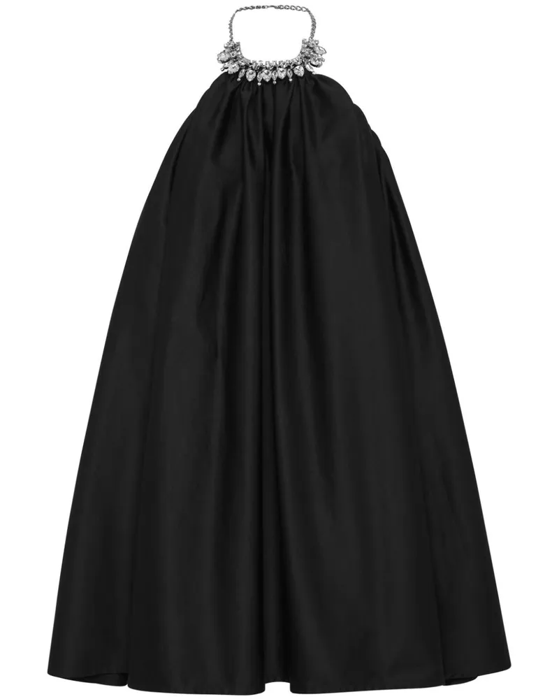 Philipp Plein Minikleid mit Kristallen - Schwarz Schwarz