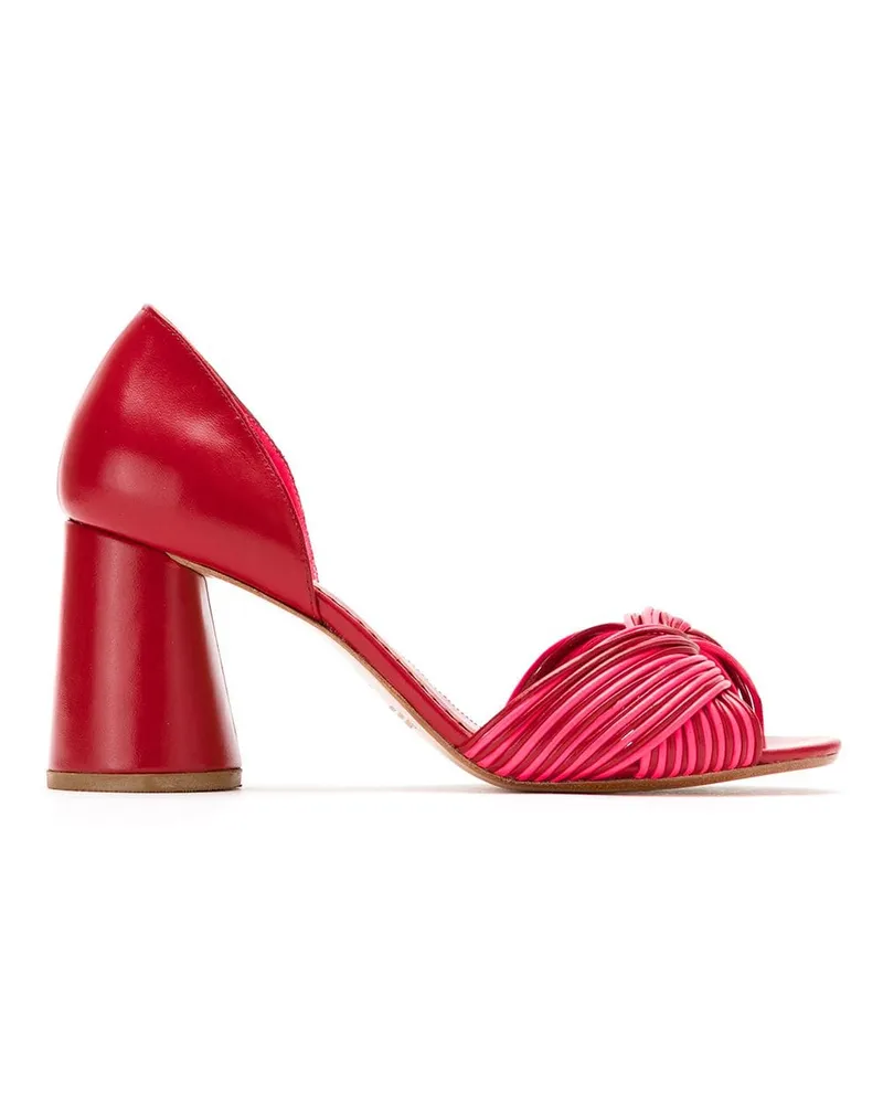 Sarah Chofakian Pumps mit Neondetails - Rot Rot