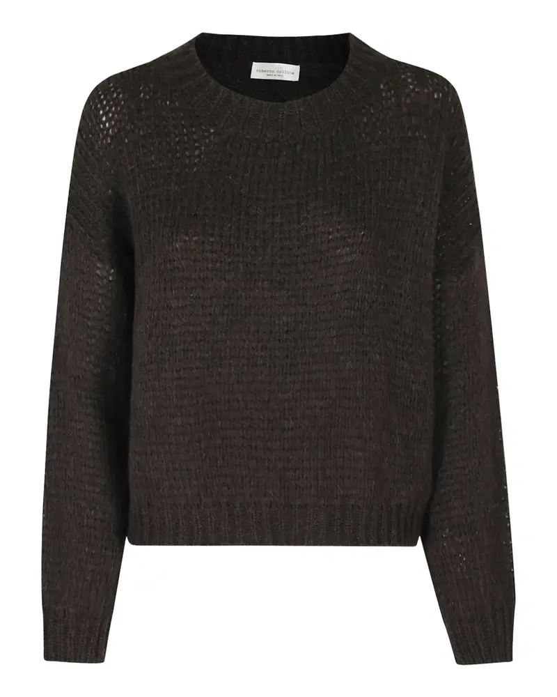 Roberto Collina Pullover mit tiefen Schultern - Braun Braun