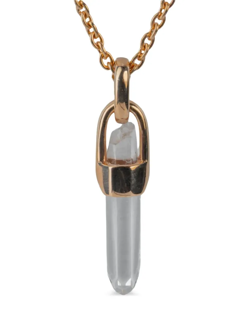 Parts Of Four Lemurian Talisman Halskette mit Quarz - Rosa Rosa