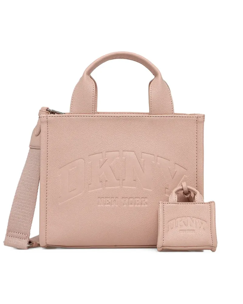 DKNY logo-embossed tote bag - Rosa Rosa