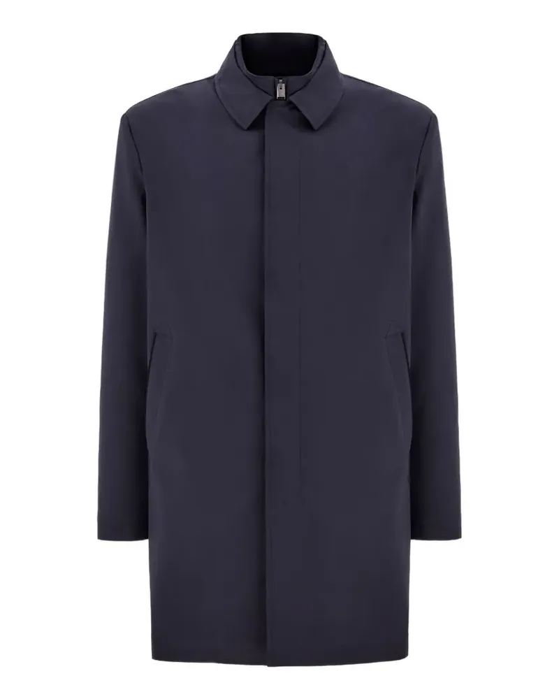 Canali zip-up coat - Blau Blau