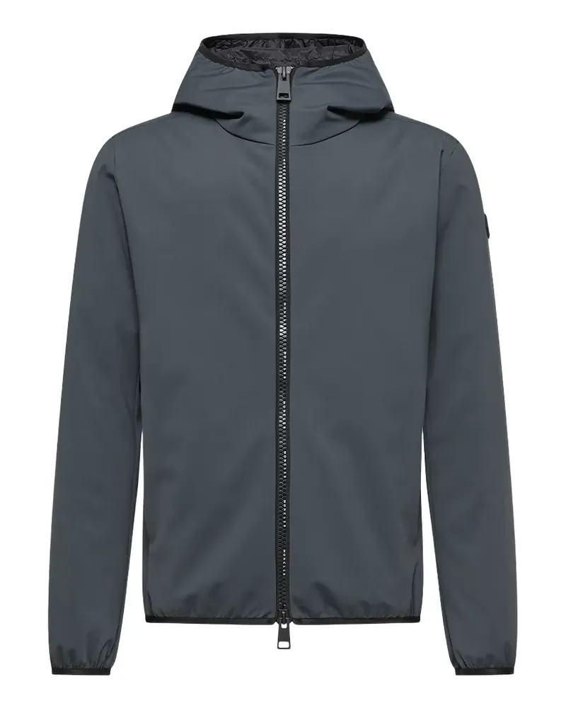 Moncler hooded zip-up jacket - Grau Grau