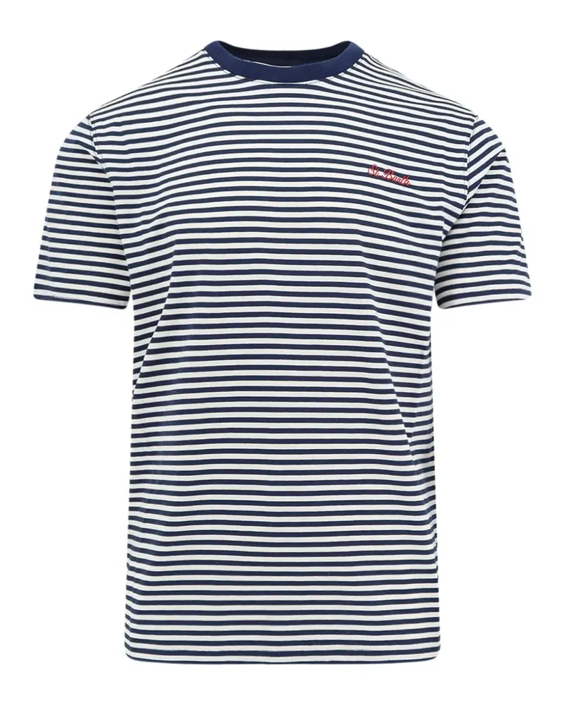 MC2 Saint Barth Portofino T-Shirt mit Streifen - Blau Blau
