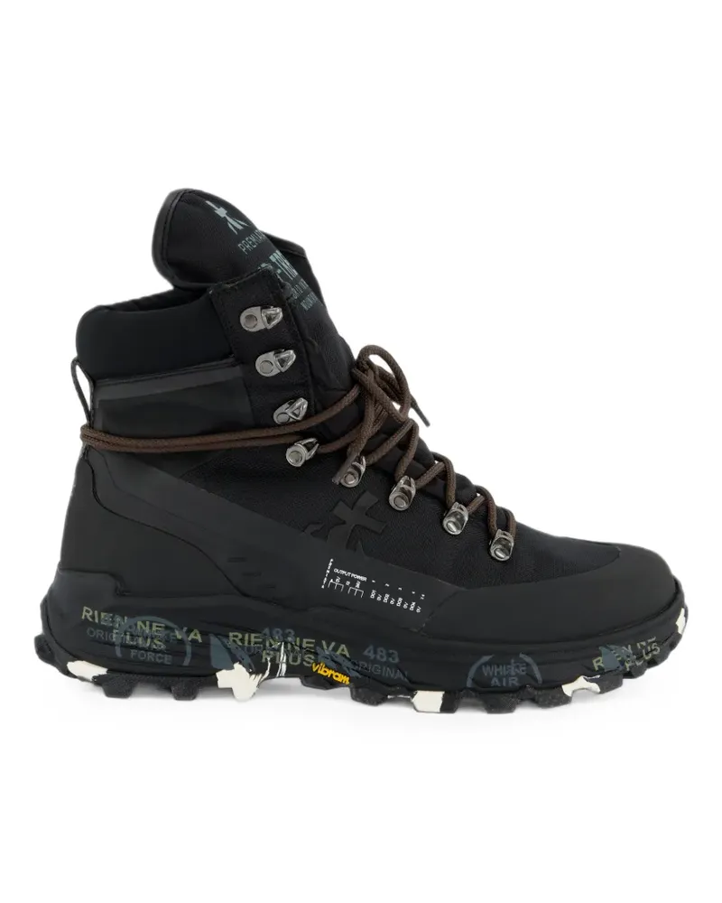Premiata Midtreck 507 Stiefel - Schwarz Schwarz