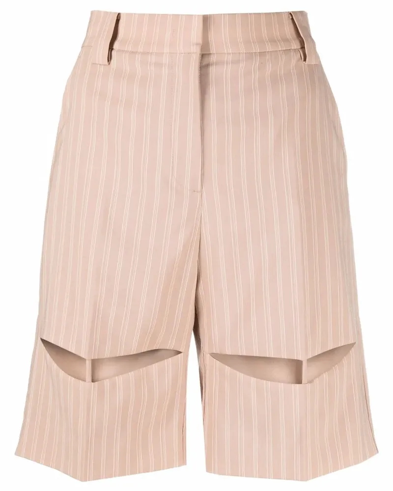 KRIZIA Shorts mit Nadelstreifen - Nude Nude