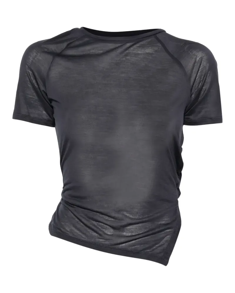 Hyein Seo tied T-shirt - Blau Blau