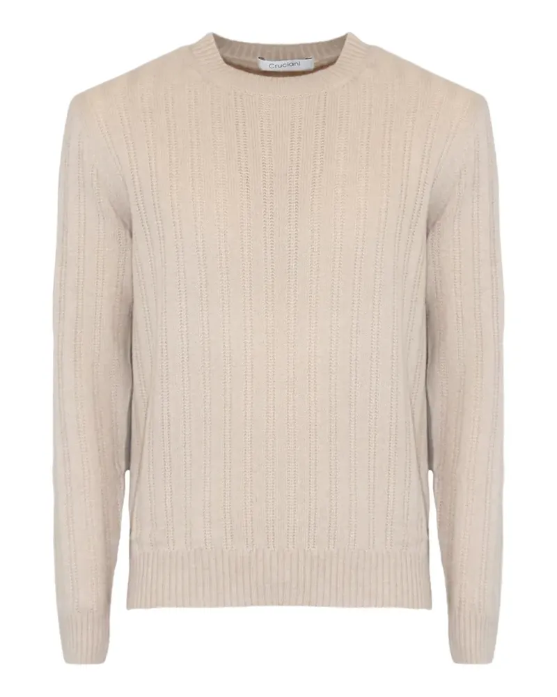 Cruciani Gerippter Pullover - Nude Nude