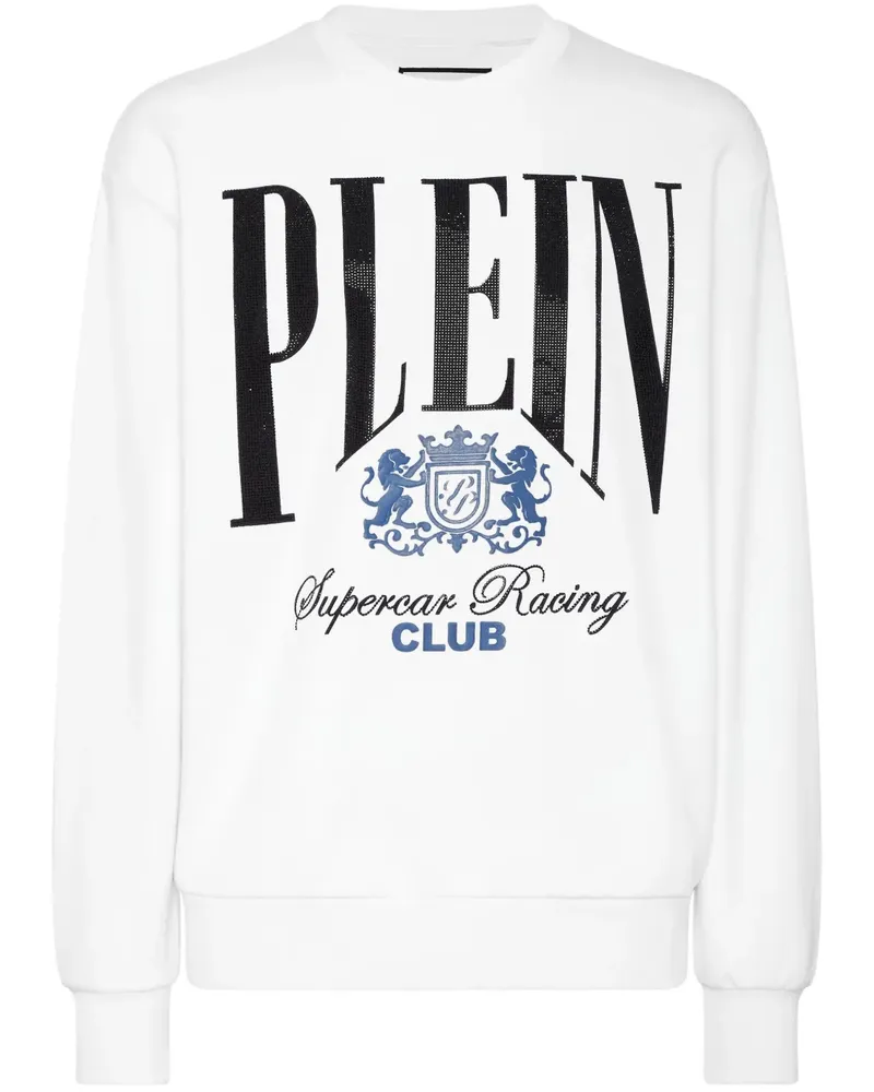 Philipp Plein Racing Club Sweatshirt - Weiß Weiß
