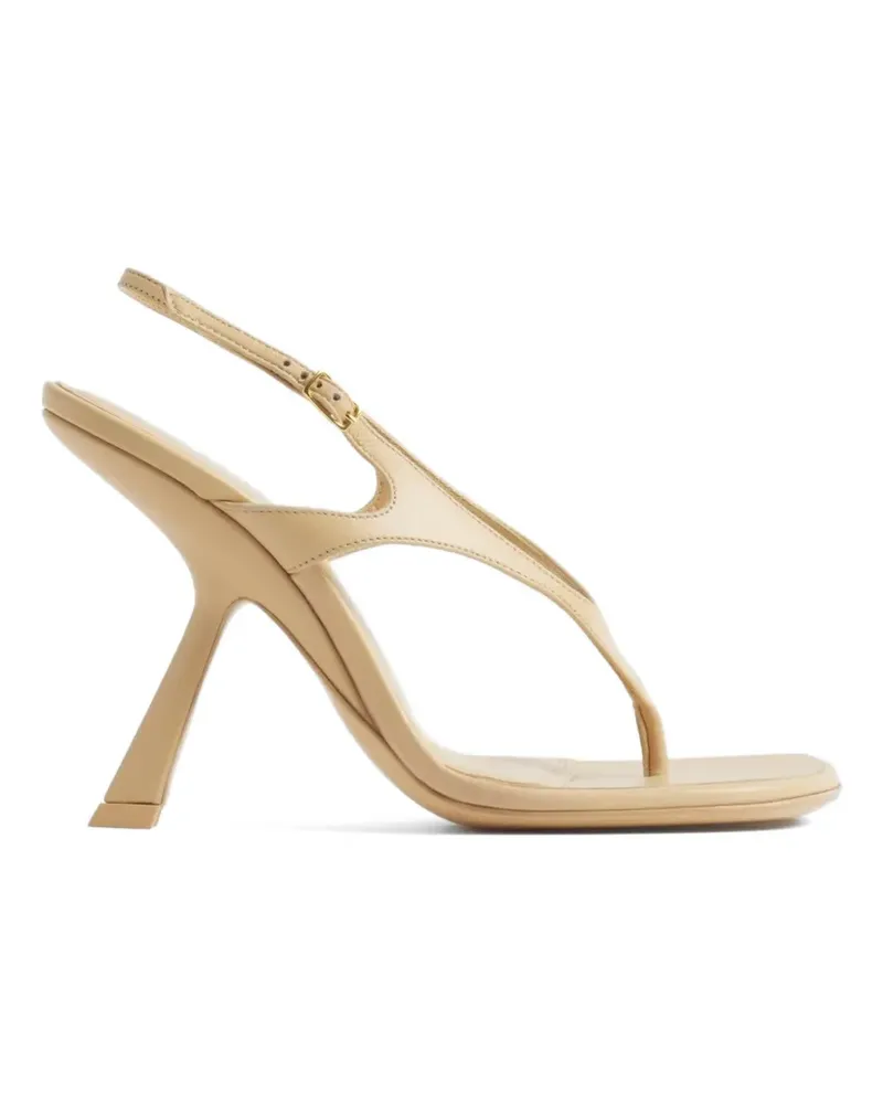 Thierry Mugler slingback sandals - Nude Nude
