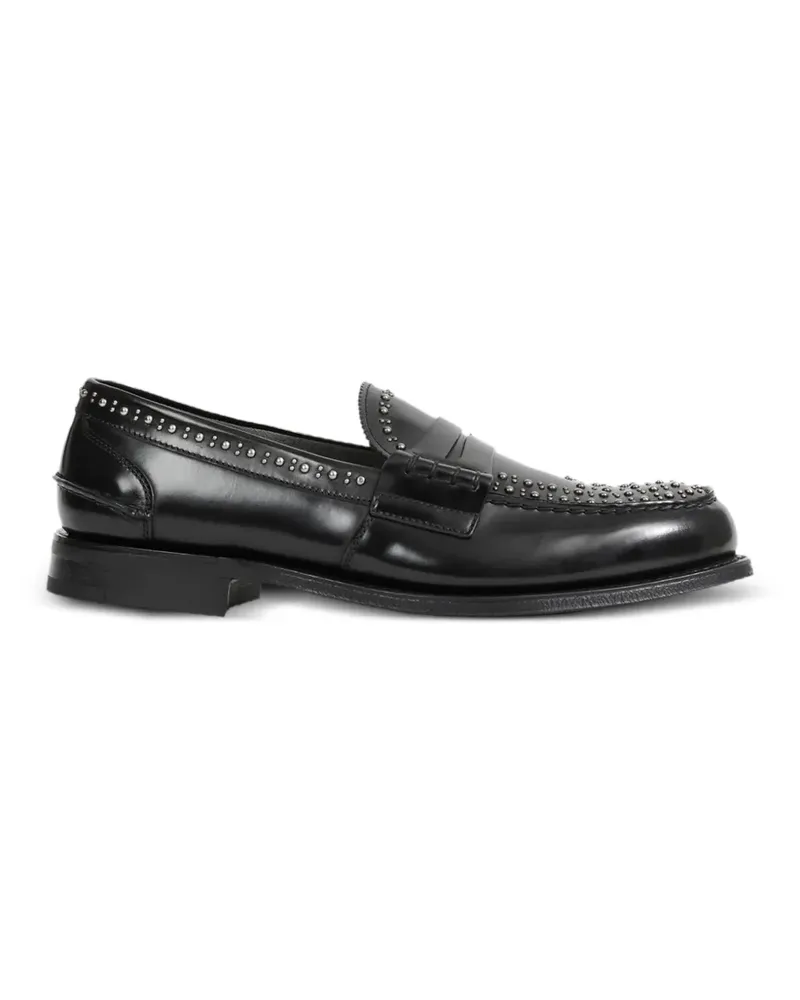 Church's Pembrey Met Loafer mit Nieten - Schwarz Schwarz