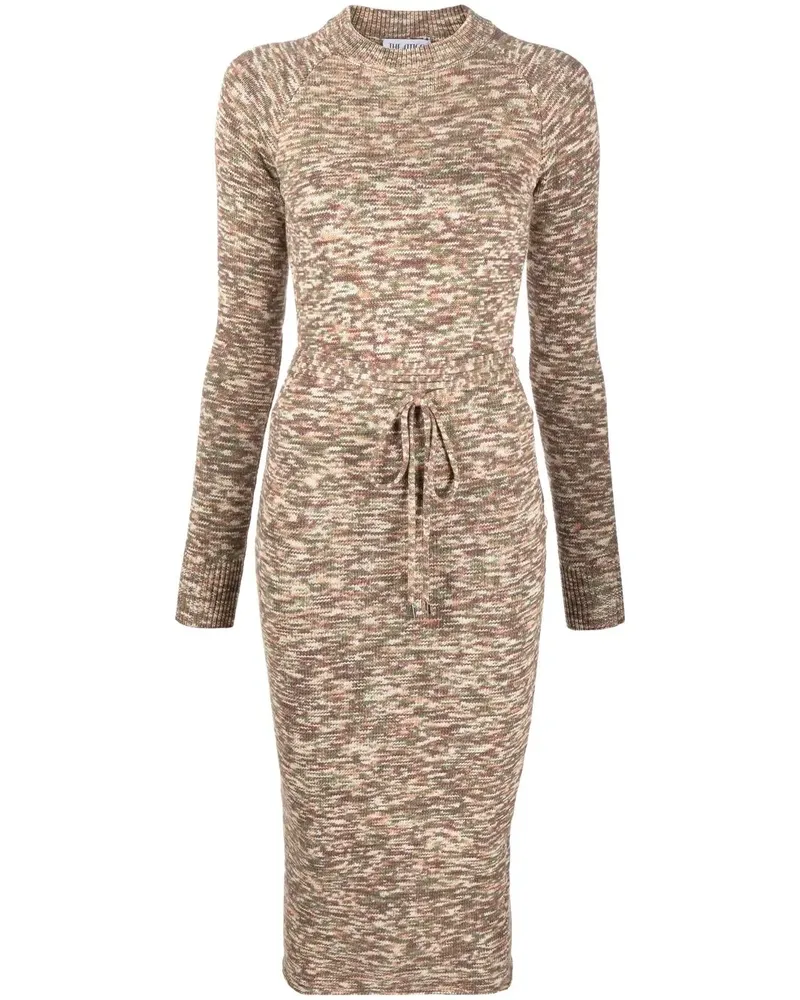 ATTICO Midikleid mit offenem Rücken - Braun Braun