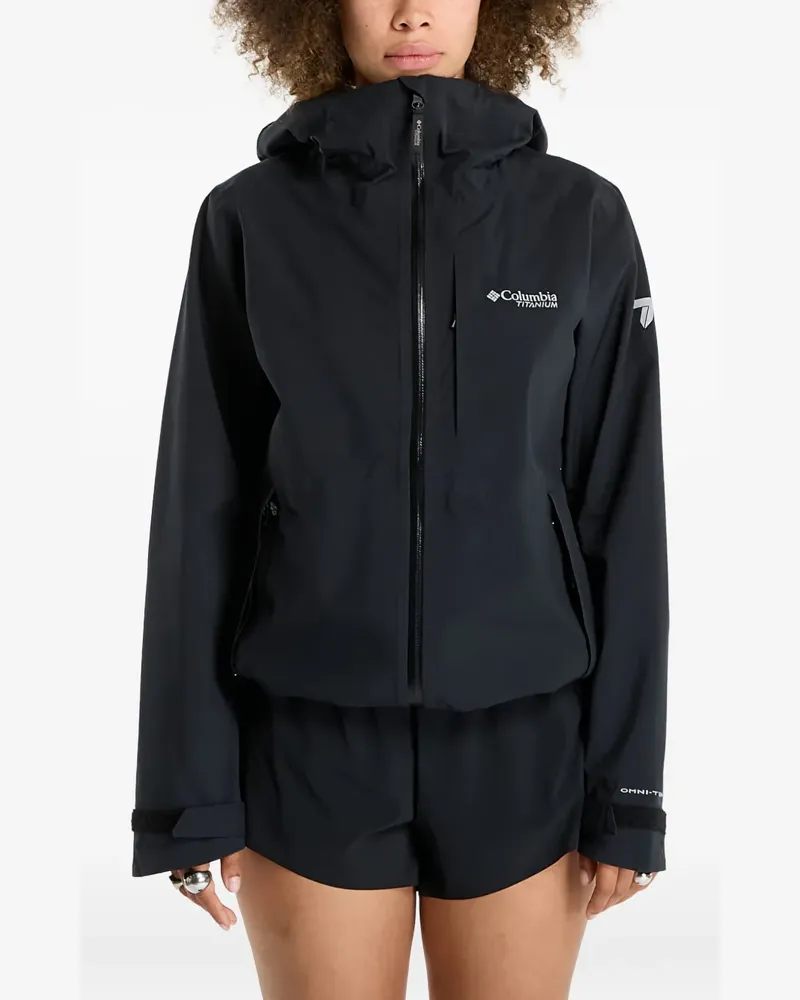 Columbia Sportswear Company Ampli-Dry Jacke mit Logo-Print - Schwarz Schwarz