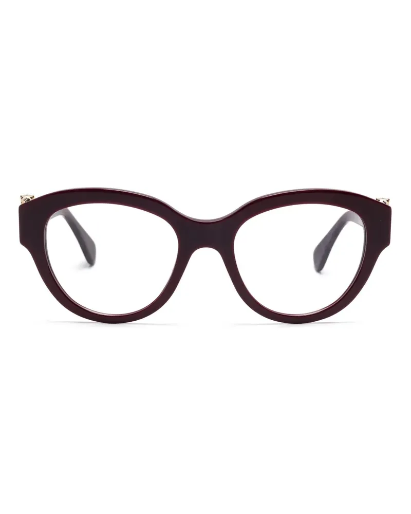 Cartier Brille mit rundem Gestell - Braun Braun