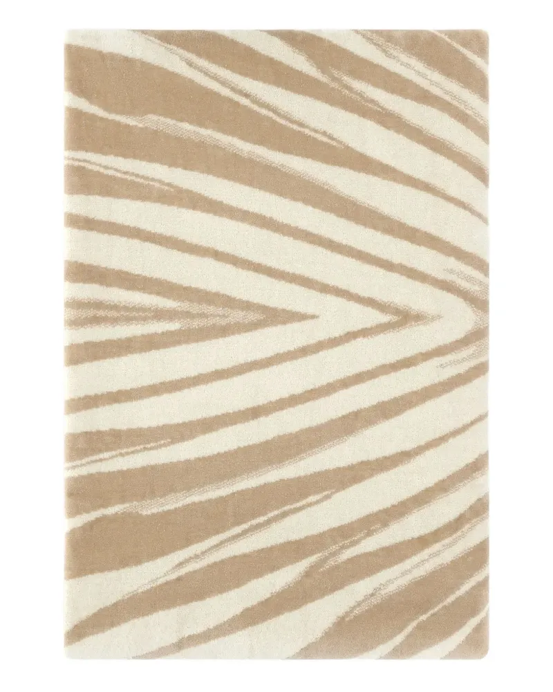 Roberto Cavalli Ray Of Gold-print bath towel - Nude Nude