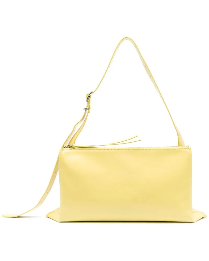 Jil Sander Mittelgroße Schultertasche - Gelb Gelb