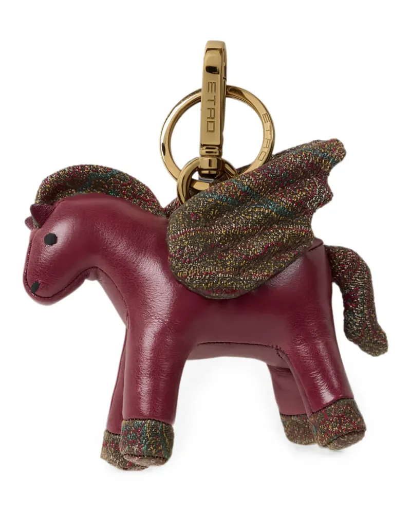 Etro Pegaso Taschenanhänger - Rot Rot